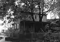 William Peach House, a portion of the last remnant of Old Meeting House, relocated to Orne Street in 1899 at the base of Fountain Park.