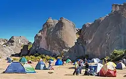 Another view, with the camping zone