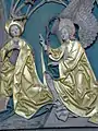 Altar of the Coronation of the Virgin (detail), Gries, Italy, 1475