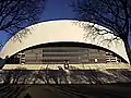 Main stand external view of the stadium