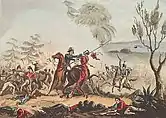 Marshal Beresford disarming a Polish lancer at the Battle of Albuera
