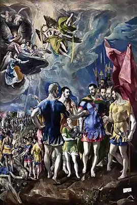 "The Martyrdom of Saint Maurice" by El Greco. 1580-82