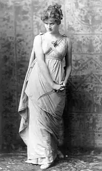 As Parthenia in Friedrich Halm's Ingomar the Barbarian, 1883