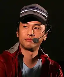 Masaya Matsuura giving the BAFTA Vision keynote at the Gamecity festival in Nottingham, United-Kingdom.