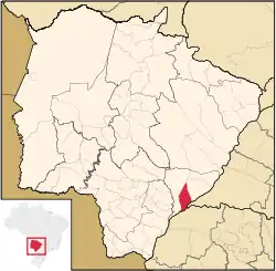 Location in Mato Grosso do Sul  state
