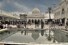 The popular Shrine of Meher Ali Shah was completed immediately before construction began on the future capital city just east of the shrine