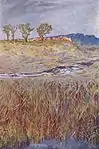 Landscape on the Unstrut (1912), oil on canvas, 192 x 126&nbsp;cm. (75.5 x 49.6 in.), Lindenau-Museum, Altenburg, Germany.