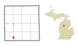 Location within Missaukee County