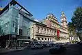 View from north along Elizabeth Street showing 2001 shopping centre extension