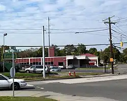 One of four firehouses of the Melville Fire Department, October 2009