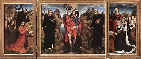 Moreel Triptych, 1484, Groeningemuseum, Brugge