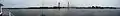 A 270-degree view of the bridge from the Piscataqua River