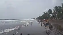 Tourist in Limbe Beach