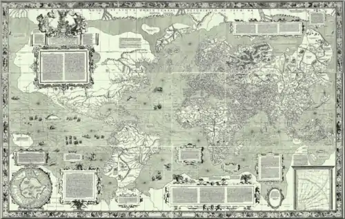 Image 29The 1569 Mercator map of the world. (from History of cartography)