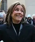 Meredith Vieira, American journalist, talk show and game show host (BA, 1975)