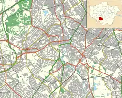 Wilson Hospital is located in London Borough of Merton