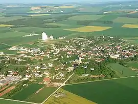 A general view of Mesnil-Saint-Loup