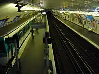 Line 8 platforms at Lourmel