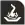 Pictogram of Tláhuac metro station. It features the silhouette of a stylized version of the symbol for Tláhuac, which depicts algae growing in Lake Xochimilco.