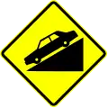 Steep descent