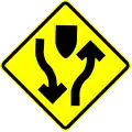 Divided road begins