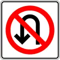 U-turn prohibited