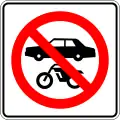 Motor vehicles prohibited