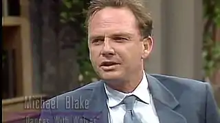 Michael Blake on Good Day! TV show with Eileen Prose the host of the show
