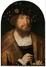 Portrait of the Danish King Christian II
