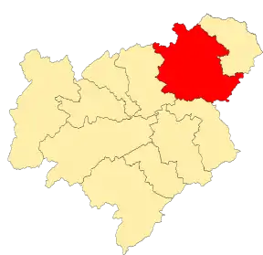 Location of the ward