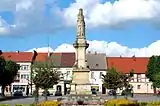Mieszko I statue in Mieszkowice