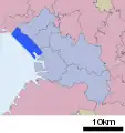 Mihama Ward within Chiba