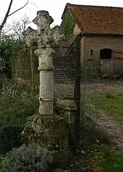 The old cross in Millencourt-en-Ponthieu