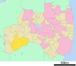 Location of Minamiaizu in Fukushima Prefecture