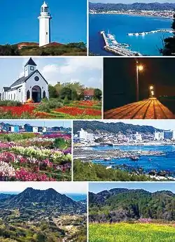Nojimazaki LighthouseToyoura fishing portRosemary ParkHaraoka BeachShiramazu Flower ParkShirahama onsenMount TomiWadaura flow fields