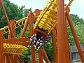 Mind Eraser preparing to enter its brake run