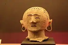 One of the Anitist Maitum anthropomorphic pottery from Sarangani, Philippines c. 5 BC-370 AD