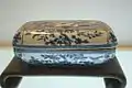A Ming  blue-and-white porcelain box from the reign of the Wanli Emperor (1572-1620 AD)