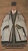 Ming Dynasty portrait of a man wearing a "Ming Styled" beizi.