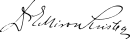 Patriarch Miron  of Romania's signature