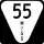 Mississippi Highway 55 marker