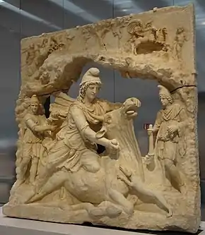 Mithra sacrificing the bull (ca. 100–200 AD)
