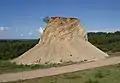 MoClay with layers of volcanic ash