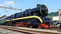 The most up to date class 52, 52&nbsp;8055 completely rebuilt, in service on the Hauenstein for a demonstration week.