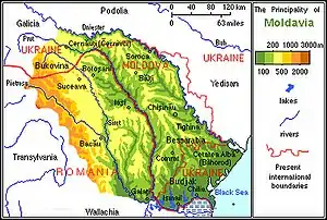 Image 29Moldavia and the modern boundaries (from History of Moldova)