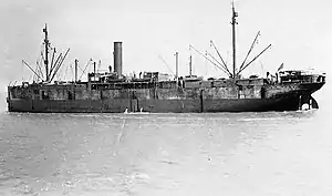 USAT Montanan at Saint-Nazaire, July 1917