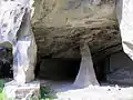 Interior of cave