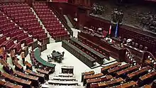 Debating chamber, designed by Ernesto Basile