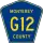 County Road G12 marker
