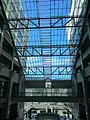 Windows above central atrium